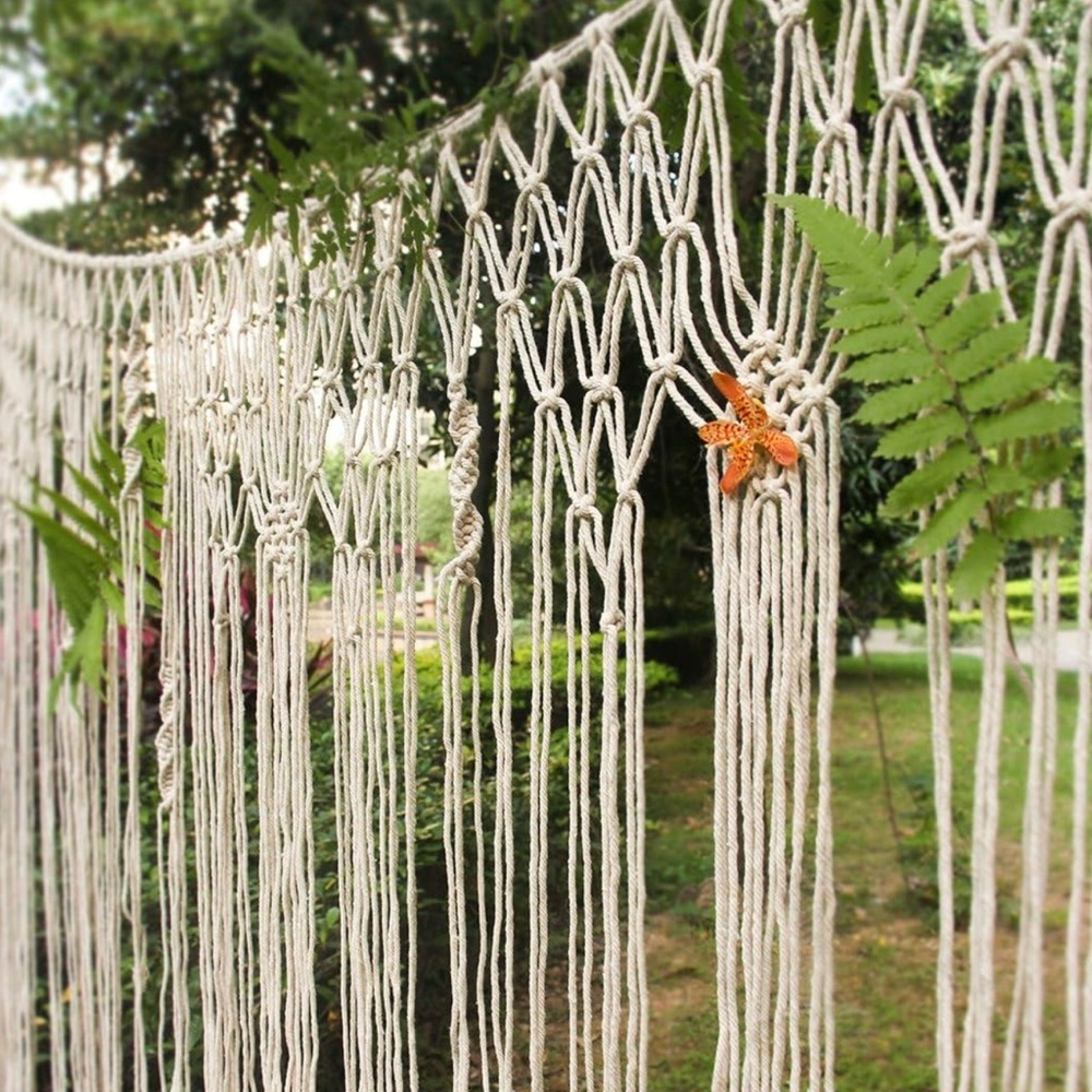 Large Bohemian Macrame Backdrop for weddings or events - Picture 3 of 4